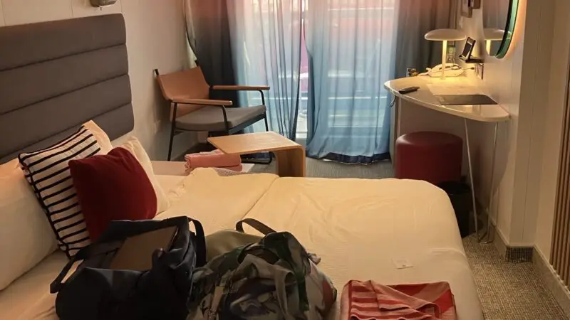 Cabin 8038A on Virgin Voyages cruise ships