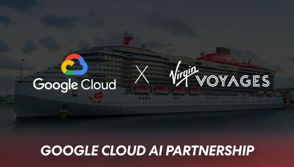 Google Cloud AI partnership with Virgin Voyages on a Virgin Voyages cruise ship