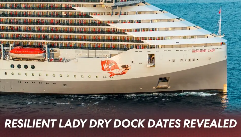 Virgin Voyages Resilient Lady cruise ship at sea
