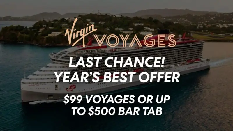 Last Chance - Best Offer This Year on Virgin Voyages