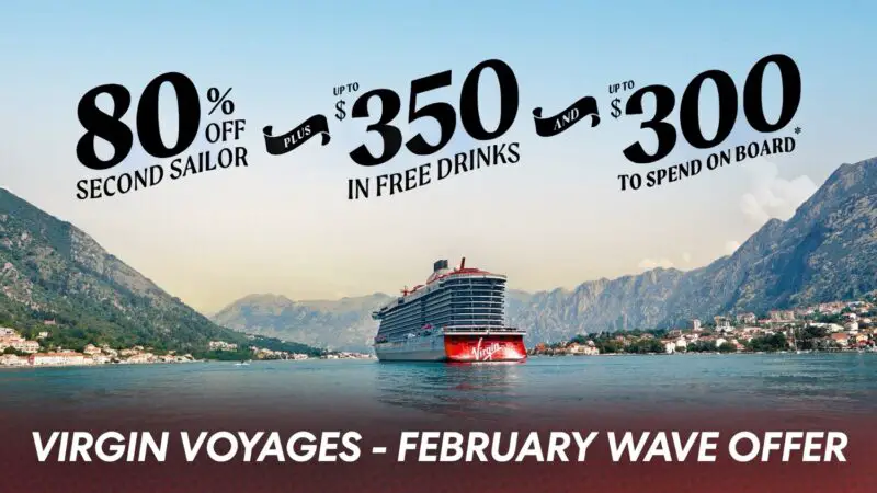 Virgin Voyages February 2026 Wave Offer