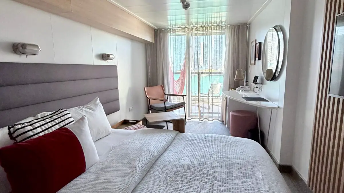 Cabin 8326A on Virgin Voyages cruise ships