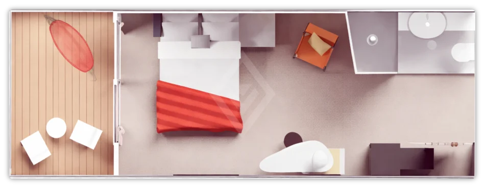 Sea Terrace - Example Cabin Layout