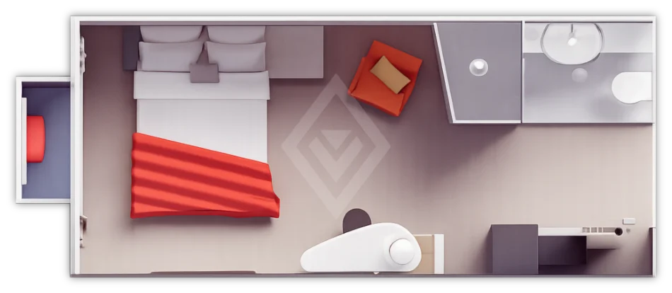 Sea View - Example Cabin Layout