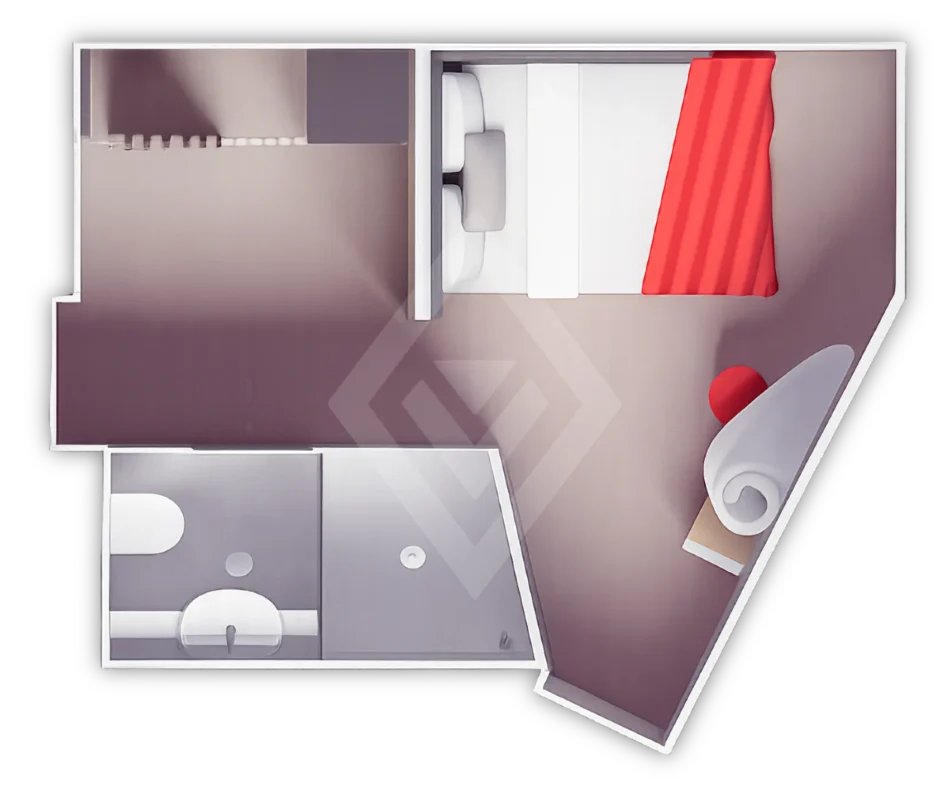 Solo Sea View - Example Cabin Layout
