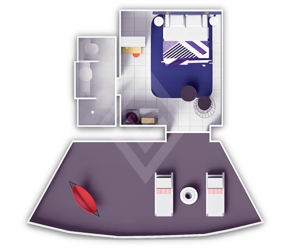 Sweet Aft Suite - Example Cabin Layout