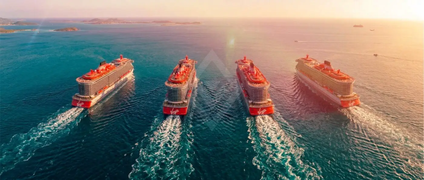 Virgin Voyages Scarlet Lady, Valiant Lady, Resilient Lady and Brilliant Lady 
