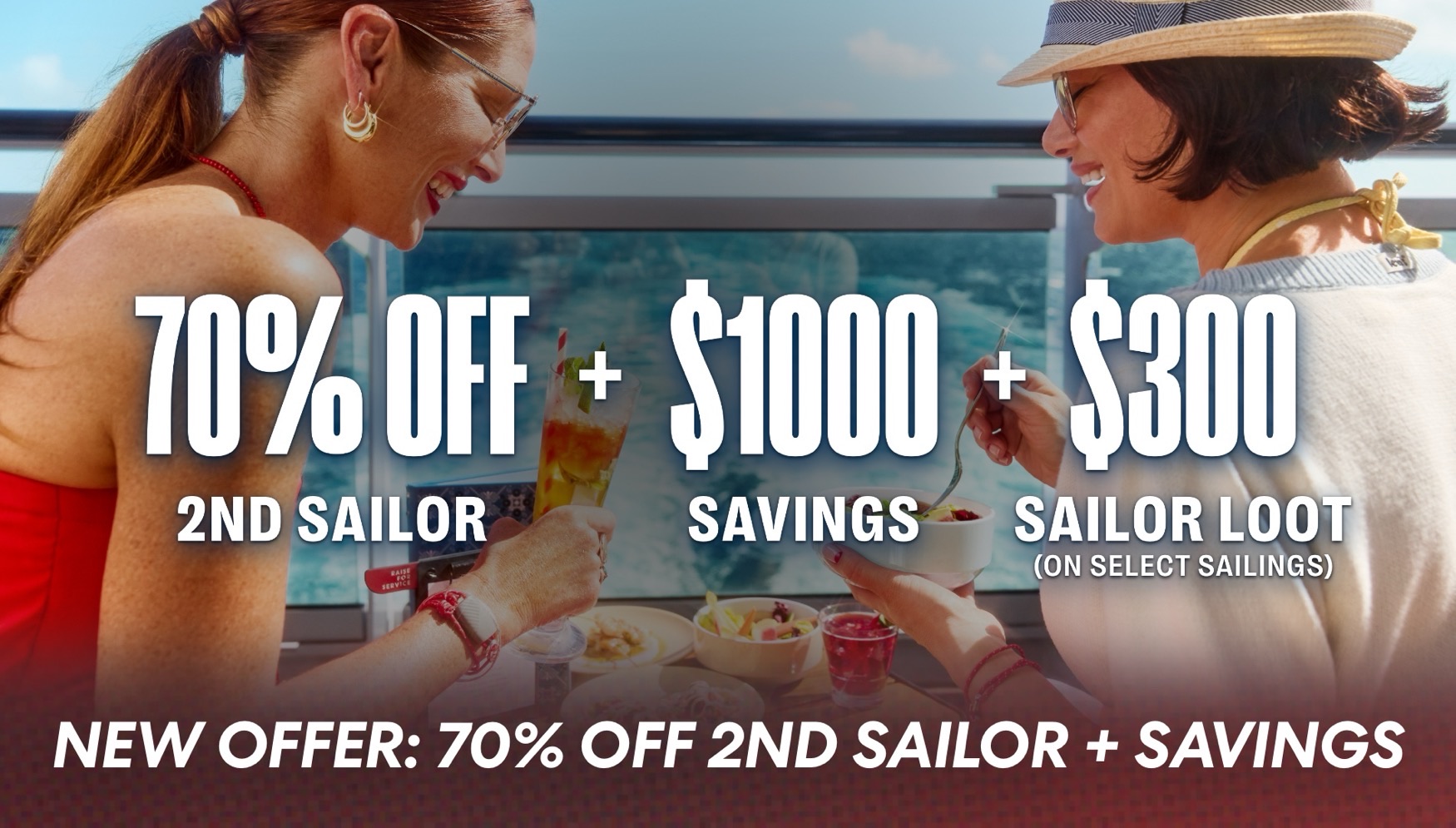 Virgin Voyages April/May 2026 Offer: 70% Off 2nd Sailor + Up To $1000 Instant Savings