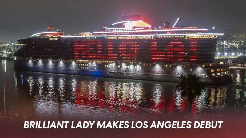 Brilliant Lady Arrives in Los Angeles, LA MerMaiden Departs Today