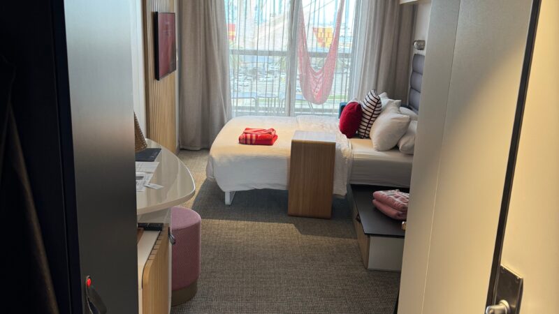 Cabin 9082A on Virgin Voyages cruise ships
