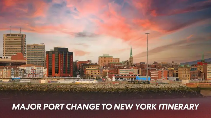 Major Change to New York Itinerary as Bermuda Stop Replaced