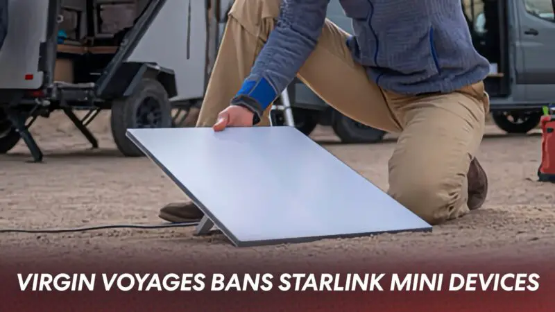 Virgin Voyages Bans Starlink Devices