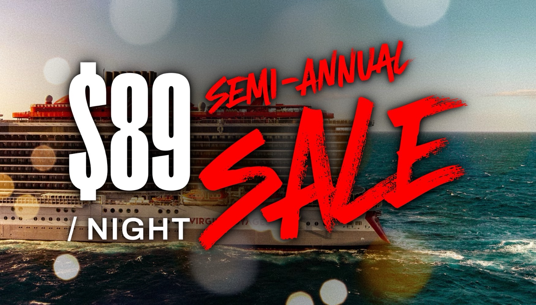 Virgin Voyages Semi Annual Sale: Voyages from $89 Per Night