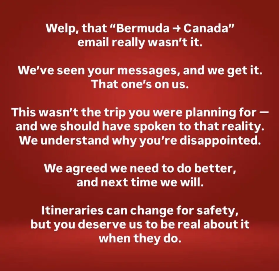 Virgin Voyages apologizes for itinerary changes and safety concerns