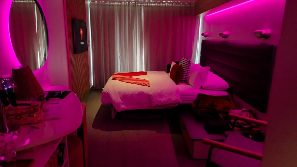 Cabin 13090A on Virgin Voyages cruise ships