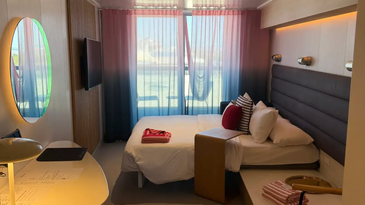 Cabin 12214Z on Virgin Voyages cruise ships
