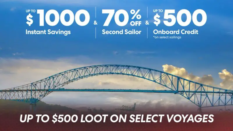 Up to $500 Loot on Select Voyages During Mid May