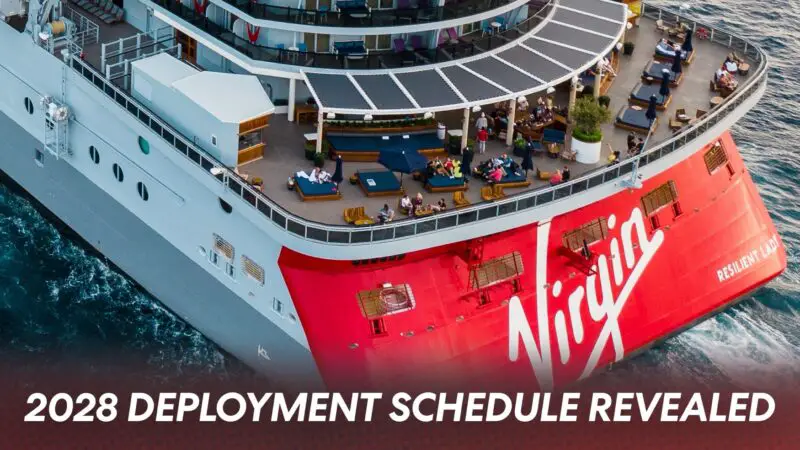 Virgin Voyages 2028 Deployment Schedule Revealed