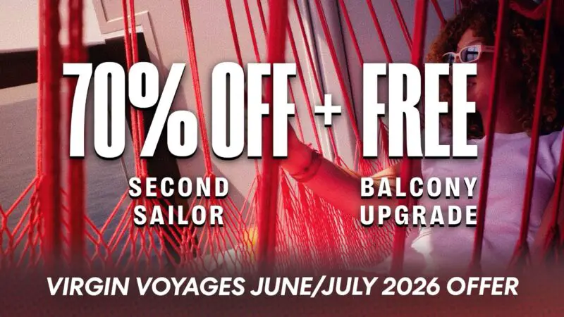 Virgin Voyages June/July 2026 Offer
