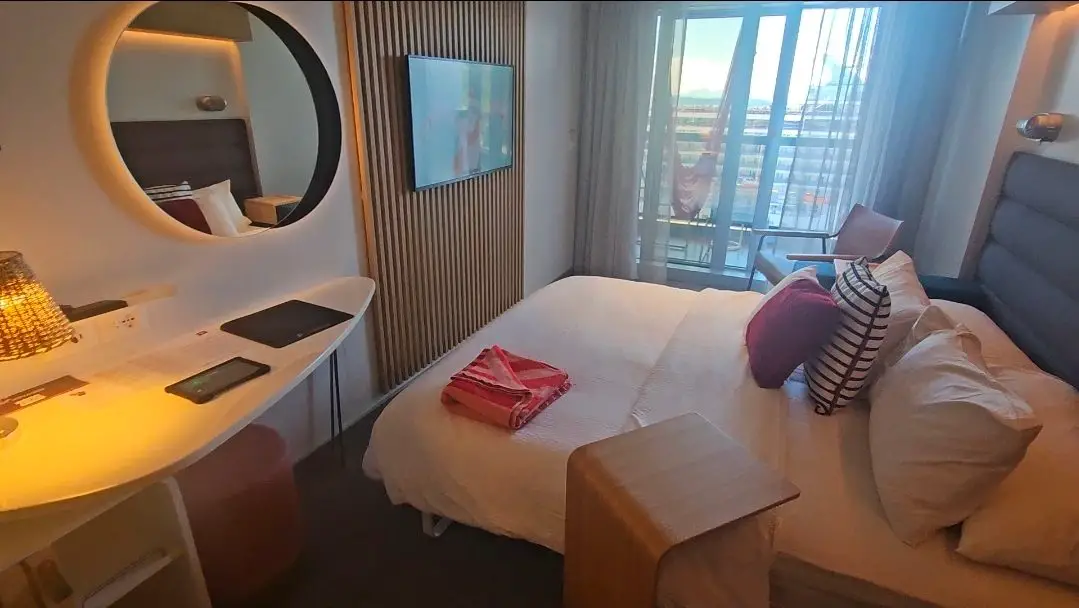 Cabin 14334A on Virgin Voyages cruise ships