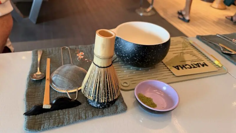 Sweet Aft Matcha on Virgin Voyages cruise ships