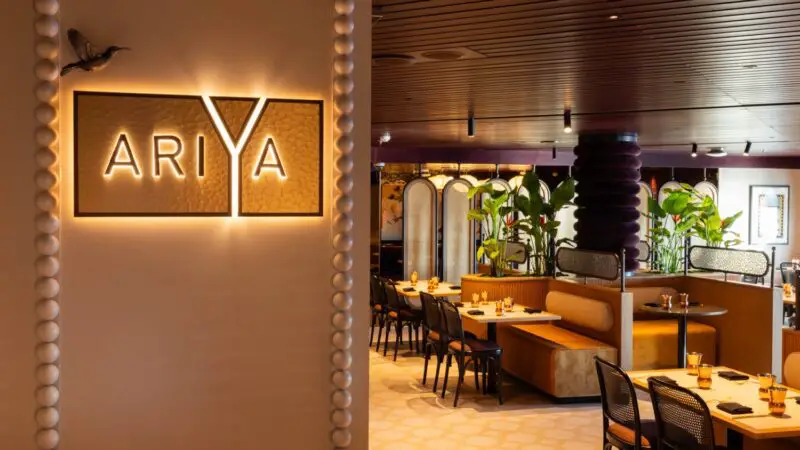 Ariya by Razzle Dazzle on Virgin Voyages cruise ships