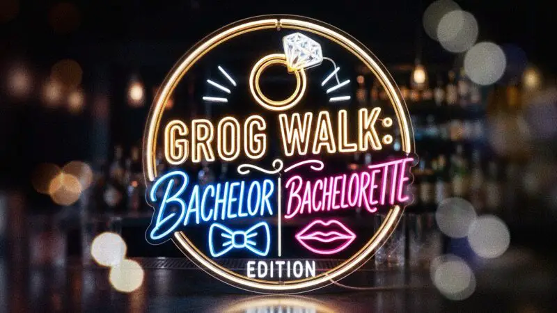 Grog Walk: Bachelor/Bachelorette Edition on Virgin Voyages cruise ships
