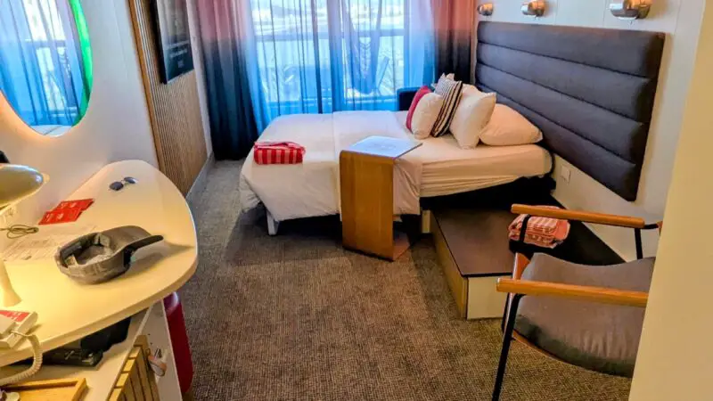 Cabin 9122A on Virgin Voyages cruise ships