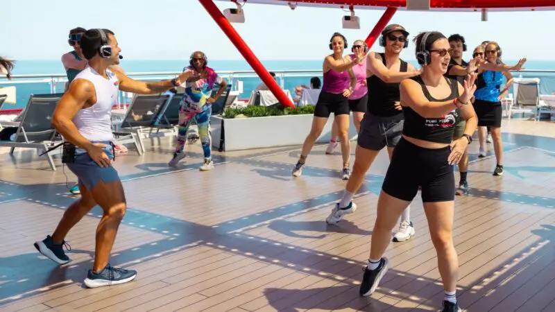 Silent Sweat on Virgin Voyages cruise ships