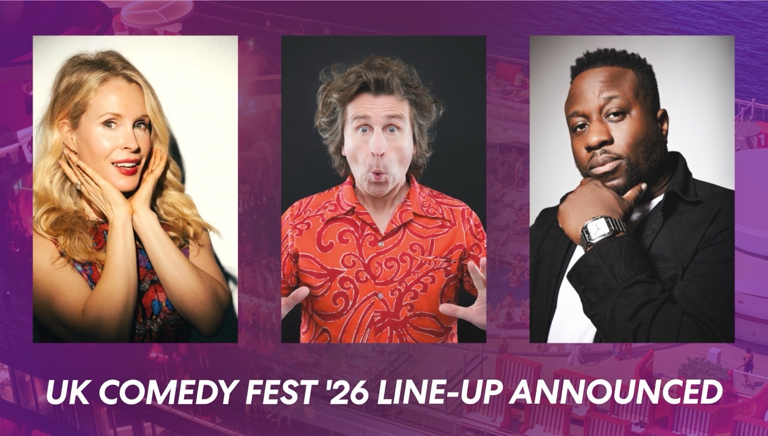 Virgin Voyages Confirms 2026 UK Comedy Fest Lineup from Portsmouth