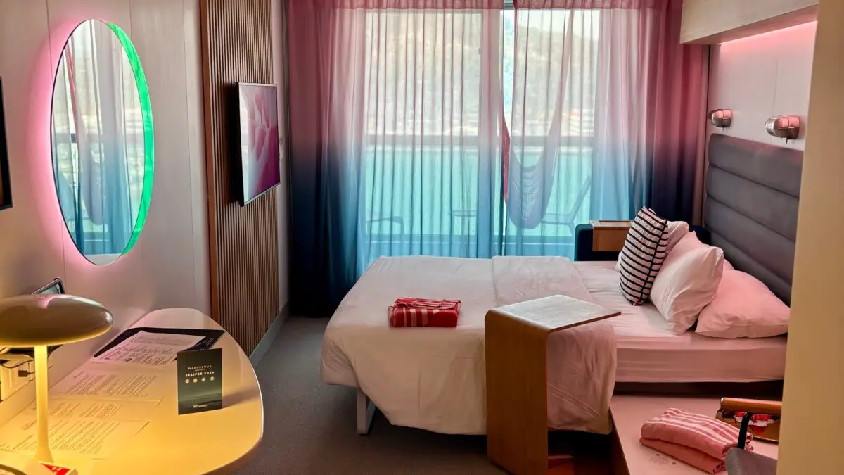 Cabin 13238Z on Virgin Voyages cruise ships