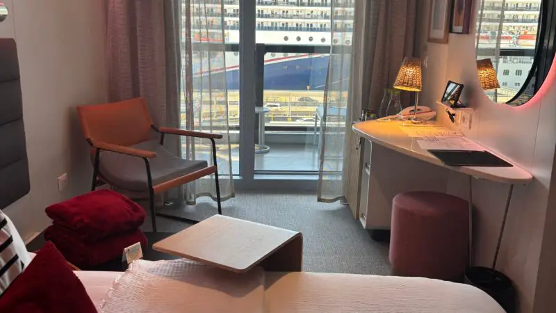 Cabin 9358A on Virgin Voyages cruise ships