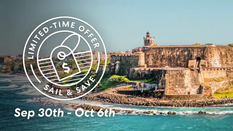 Sail & Save Offer for 30th September 2026