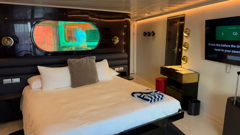 Cabin 12231A on Virgin Voyages cruise ships