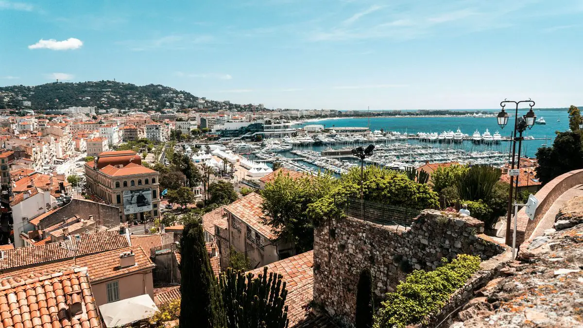 Cannes and its marina, France