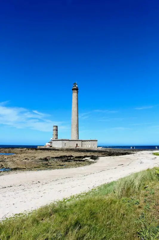 Lighthouse and harbour defences at Cherbourg, France