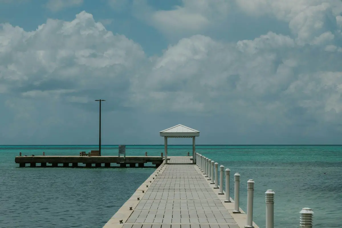Pier at Rum Point on Grand Cayman