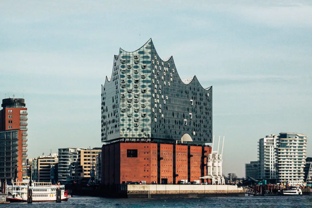 Elbphilharmonie on the Hamburg waterfront, Germany