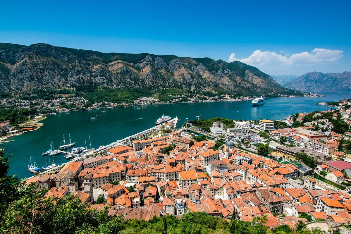 Kotor old town and bay, Montenegro