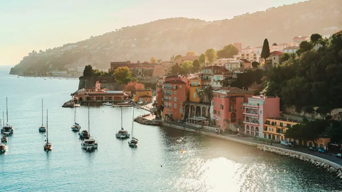 Villefranche-sur-Mer harbour, France