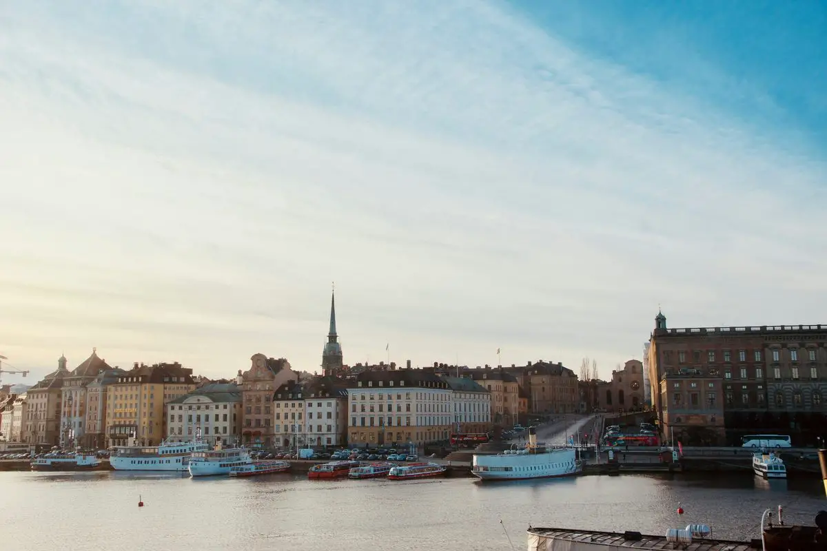 Stockholm waterfront and city skyline, Sweden