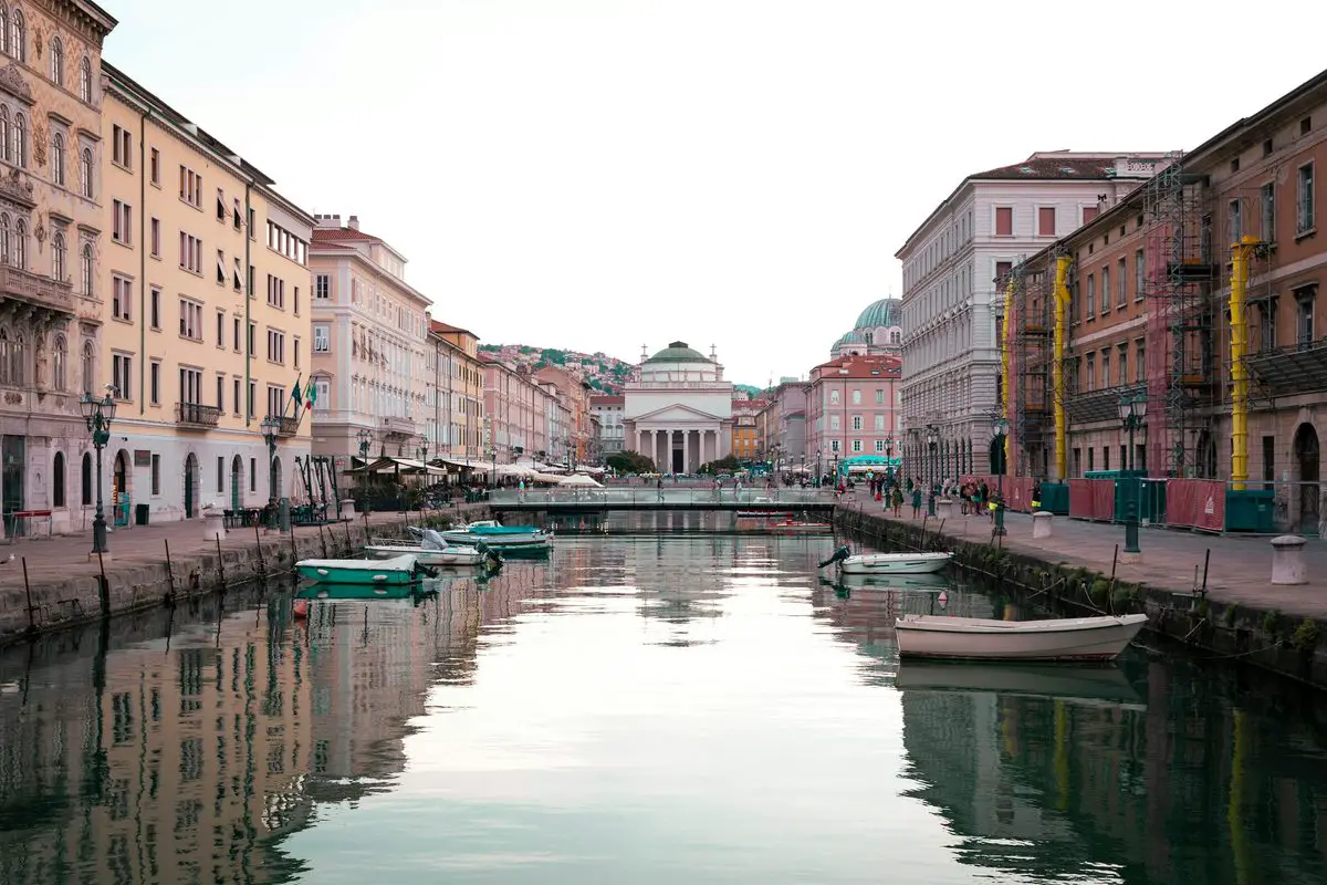 Canal Grande in Trieste, Italy